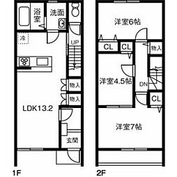 西尾市一色町一色伊那跨の一戸建て