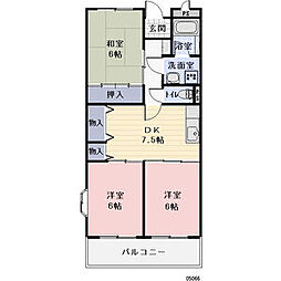 オーガイトKITAOKA　A棟 206