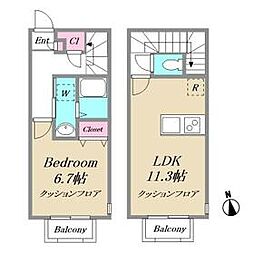 新宿区山吹町の一戸建て