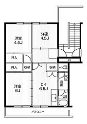 ビレッジハウス井之口2号棟 0304