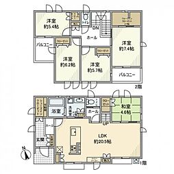 新西方7丁目戸建 1