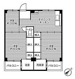 ビレッジハウス葛ノ葉6号棟 0204