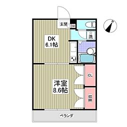 ブランドール北之幸谷 205