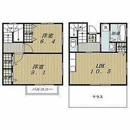 ビレッジみずの坂Ｄ棟 D-2