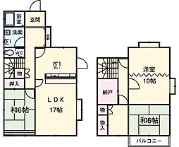 天カ須賀2丁目貸家 1