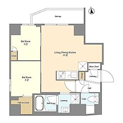 グランカーサ上野松が谷 0201