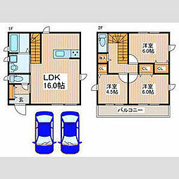 立川市砂川町1丁目貸家　1号棟 1