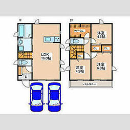 立川市砂川町1丁目貸家 2号棟 1