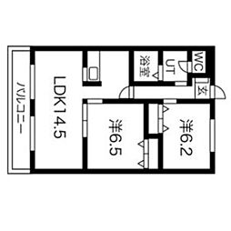 ダイアヒルズ住吉II 2B