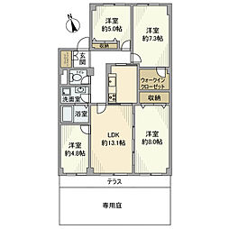 パシフィック我孫子グリーンタウン16号棟 103