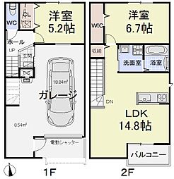 仮称）西之島中屋敷688連家轟 0000A