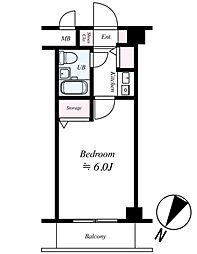 クレッセント中野富士見町 202号室
