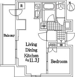 スカイグランデ汐留 1201