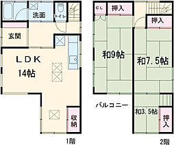 元郷3丁目貸家 1