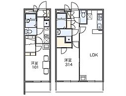 レオパレスオークヒルズＡ 311