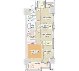 ザ・パークハウス国分寺プレイス 802