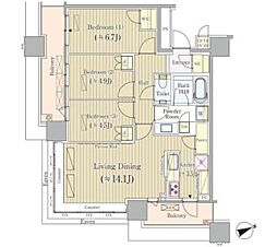 Ｂｒｉｌｌｉａ　Ｔｏｗｅｒｓ目黒　サウス 2407