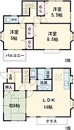 横浜市青葉区あかね台2丁目の一戸建て