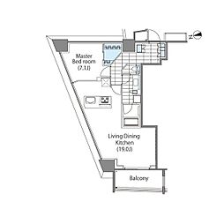 コンフォリア新宿イーストサイドタワー 0201