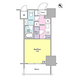 パークリュクス白金高輪 1407