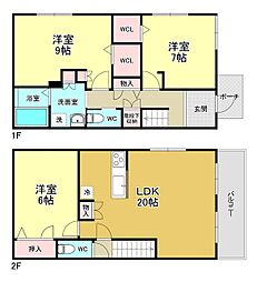 吹田市津雲台6丁目の一戸建て
