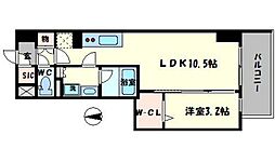 クロスレジデンス阿波座 1403
