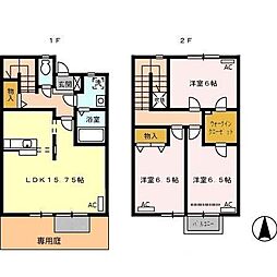 リースランド春岡II　Ｂ -3