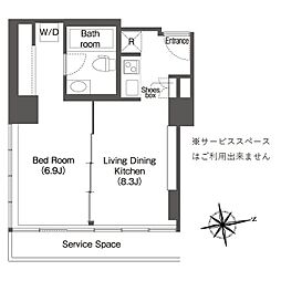 フロンティアレジデンスザタワー品川 1101