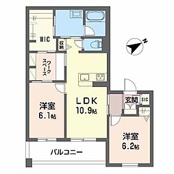 シャーメゾン　リジエール　サウス 201