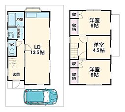 座間市ひばりが丘2丁目貸家