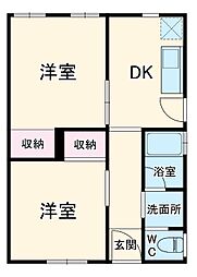 向草間北新切平屋4棟 1