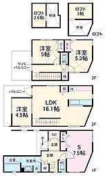 川崎市中原区井田1丁目の一戸建て