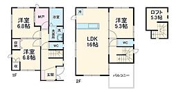 築浅林島　吹抜展望戸建 B