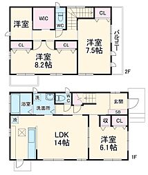 エバーグリーン富士岡戸建