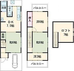 嵯峨野千代ノ道町貸家 1