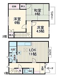 大和市中央林間3丁目の一戸建て