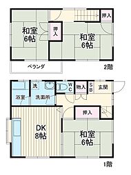 谷井白旗4丁目貸家