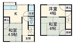 宮重二階建借家（北棟） 西側