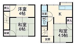 宮重二階建借家（南棟） 東側