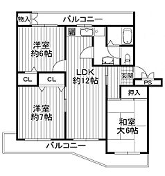 南円明寺ヶ丘団地16棟 101