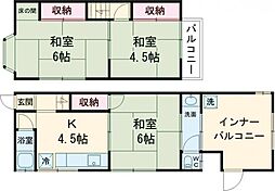 亀岡市篠町観音貸家 1