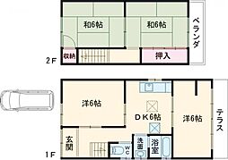 東つつじケ丘曙台1丁目貸家 1