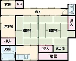 平屋一戸建て 1