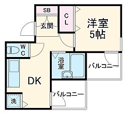 柏里一番館 2B