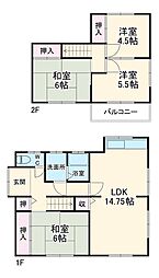 弥勒寺西一丁目36貸家　南西 1