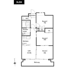 リバーズマンション築捨 401