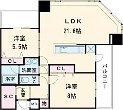 ＫＤＸレジデンス大濠ハーバービュータワー 1105