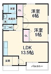 南寺方中通1丁目貸家