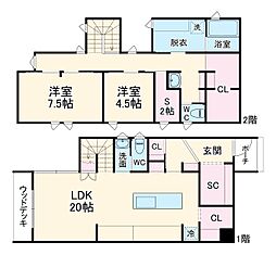 篭田町4丁目戸建て 1