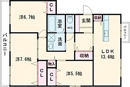 和泉府中団地1号棟 206